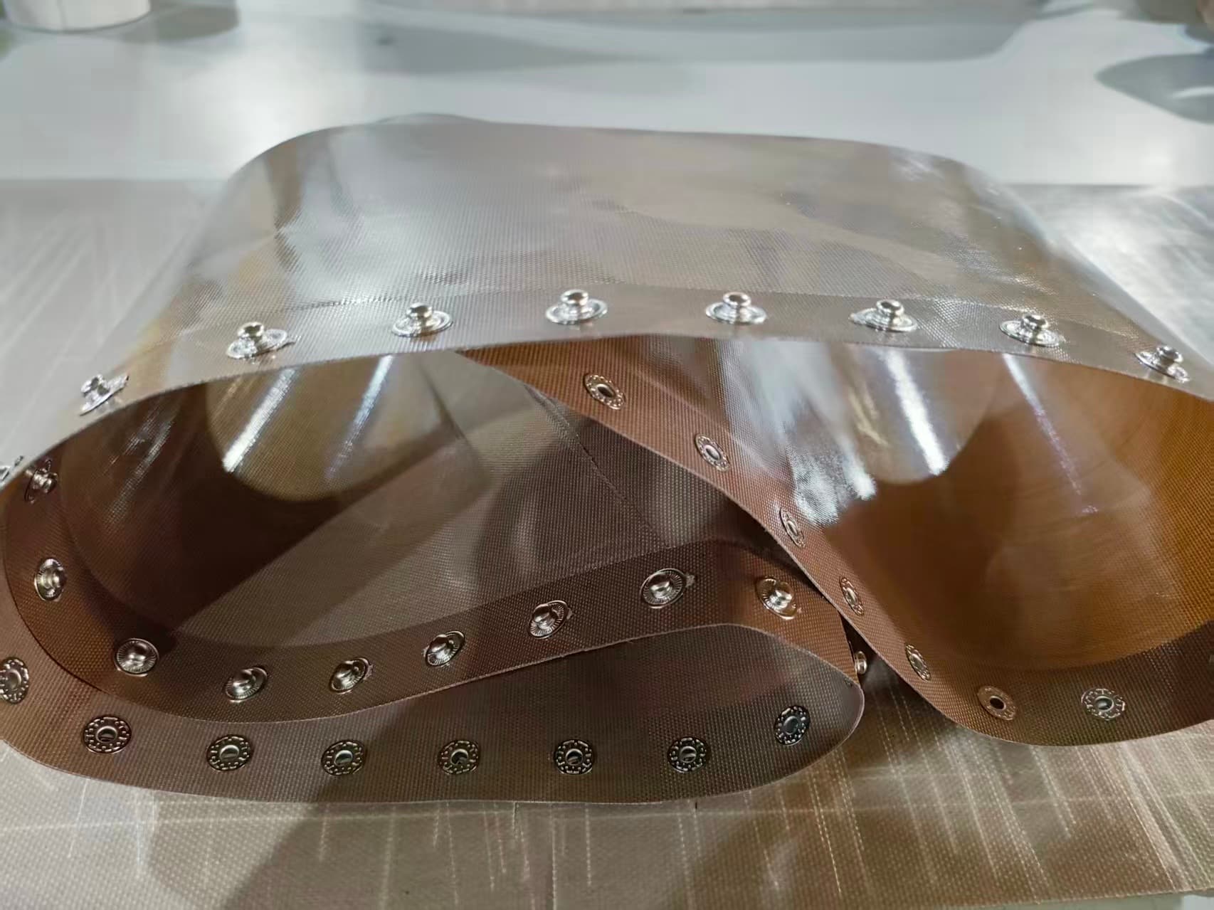 PTFE Heat Sealing Belt with Metal Clip Splice 2